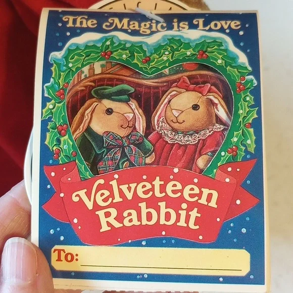 NWT Velveteen Rabbit Vintage 1985 Plush Toy, Rabbit Ears & Random House - Picture 3 of 8
